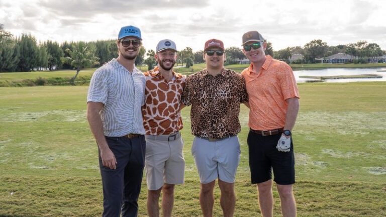 Carpenter Classic 2025 foursome on the course